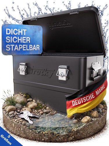 Aluminium box mit deckel - mit,