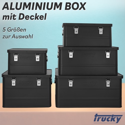 Aluminium box mit deckel - aluminium,