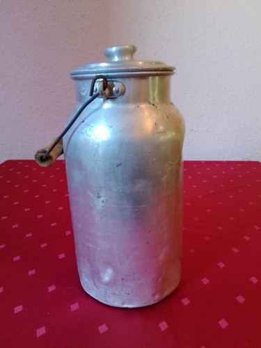 Alu milchkanne mit - mit, deckel