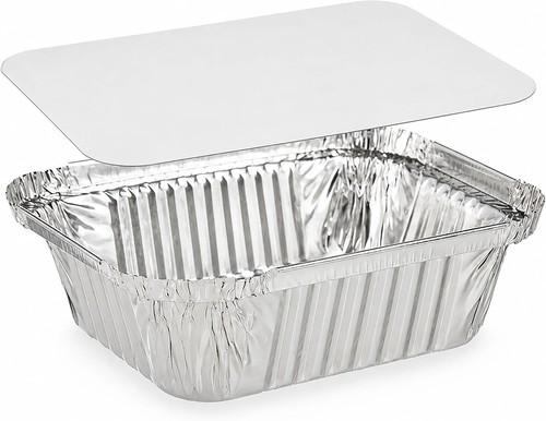 10x aluschale mit deckel - aluschale, 500ml